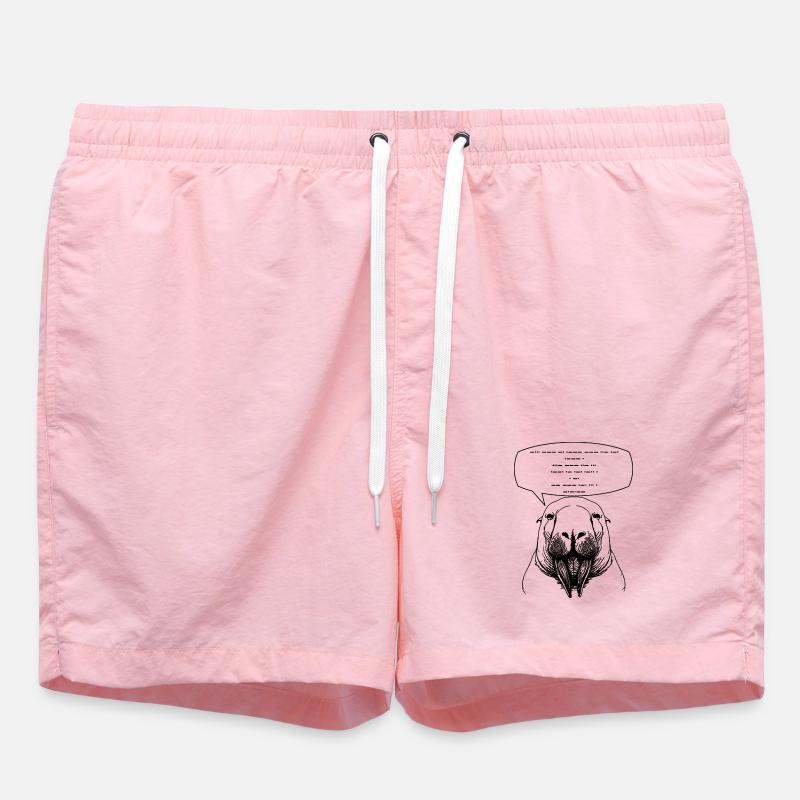 Sprichst du Morsecode? - Badeshorts - Pink