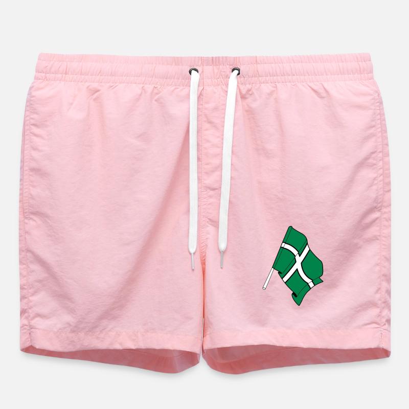 Flagge von Devon - Badeshorts - Pink
