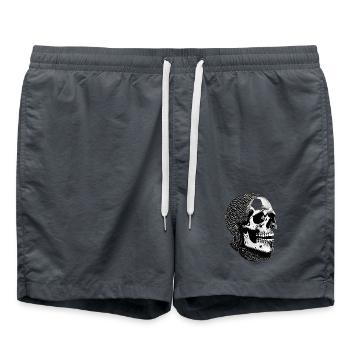 Crâne dans une écharpe en filet - Short de bain -  - Devant