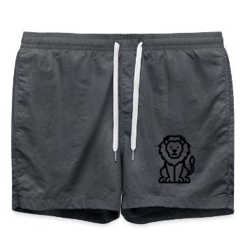 lion - Swim Trunks -  - Front