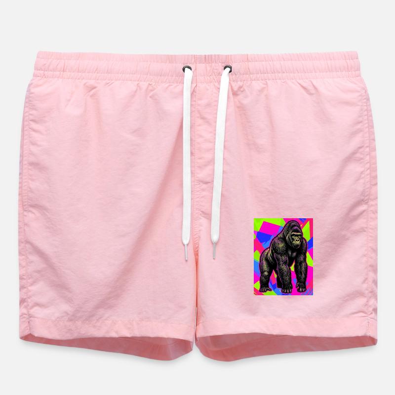 gorille - Short de bain - rose