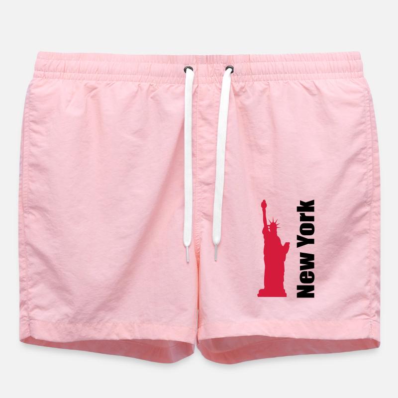 New York - Badeshorts - Pink
