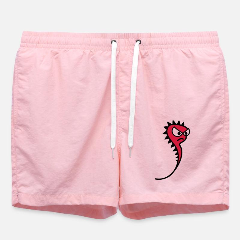 Evil sperm - Swim Trunks - pink