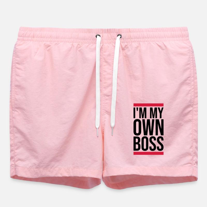 Mon propre patron - Short de bain - rose