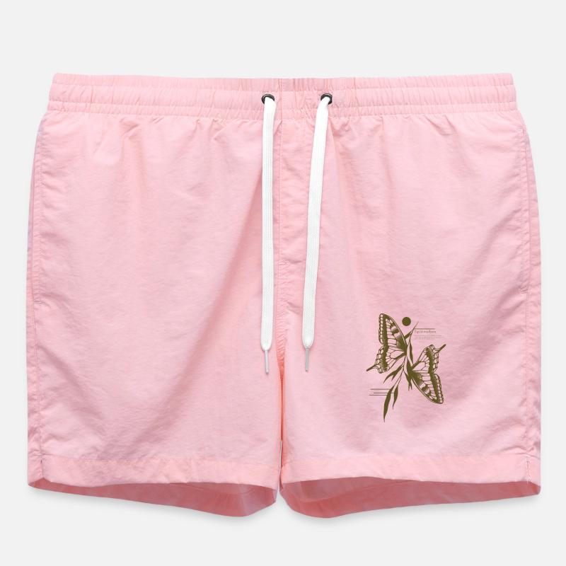 Papillon à queue d’aronde - Variante - Short de bain - rose