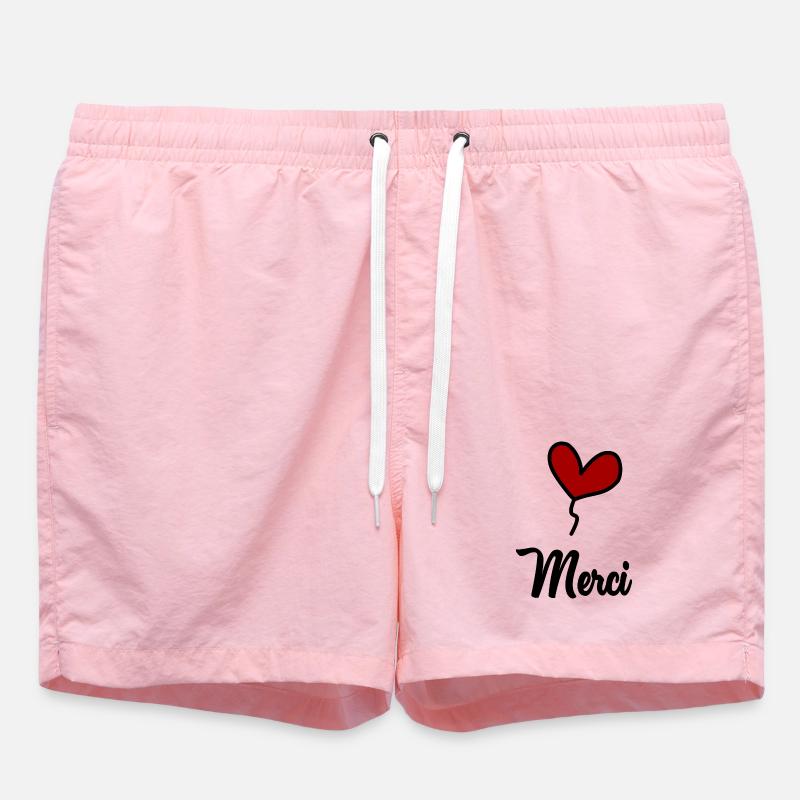 MAITRE. MAÎTRESSE. MERCI. MERCI MAÎTRESSE - Short de bain - rose