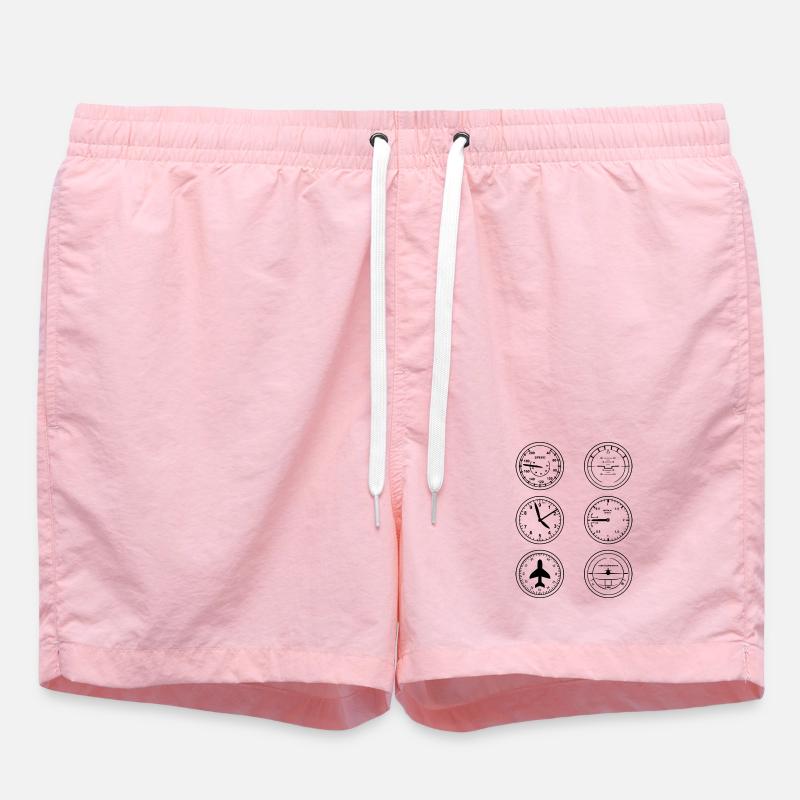 Instruments de vol - Short de bain - rose