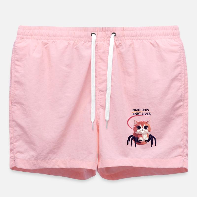 Chat araignées mignonnes - Short de bain - rose