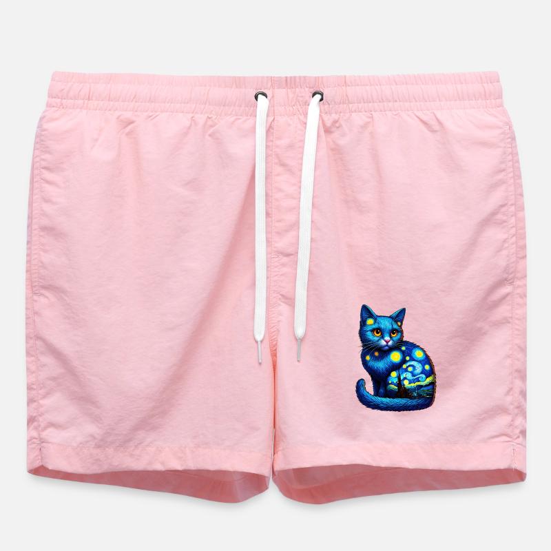 Katze - Badeshorts - Pink