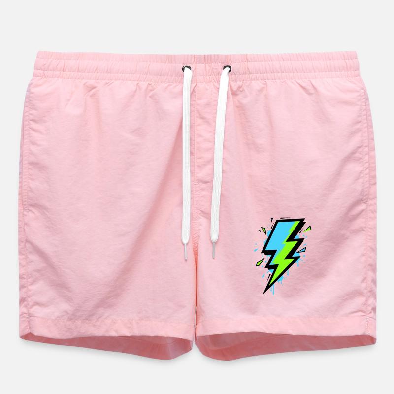 Rayon de l’électricité moderne - Short de bain - rose