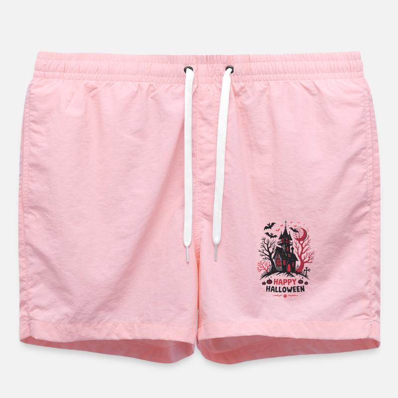 Maison Hantée Halloween - Short de bain - rose