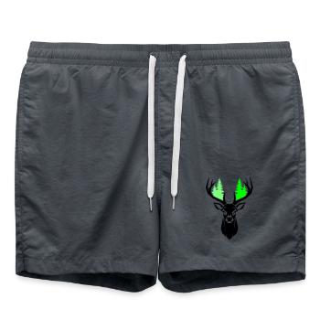 Sapins de tête de cerf Vert naturel - Short de bain -  - Devant