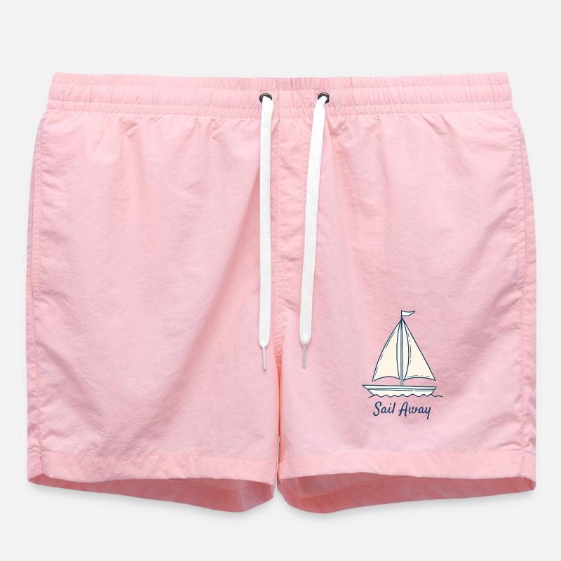Voilier Ocean Conception minimale - Short de bain - rose