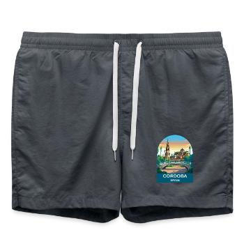 Cordoba Spain Vintage Travel Poster Art - Swim Trunks -  - Front