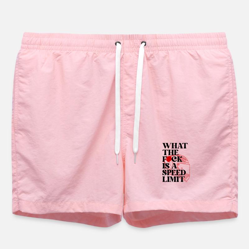 Car - Swim Trunks - pink
