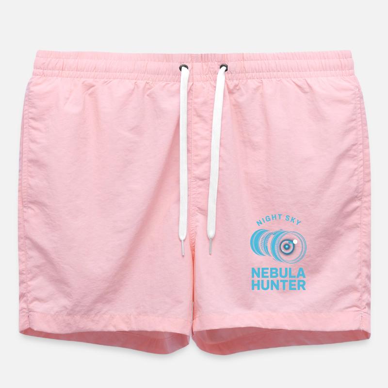 Nebula Hunter Night Sky - Swim Trunks - pink