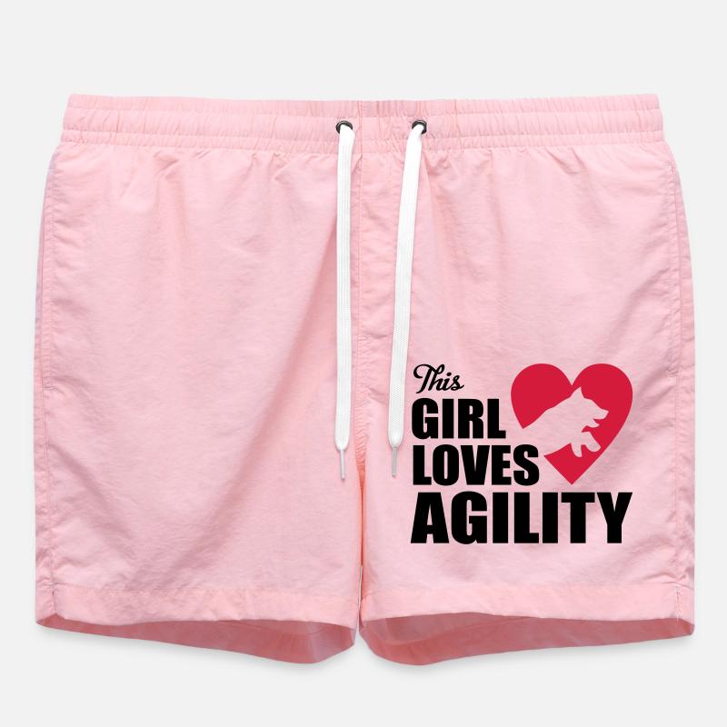 agility - Badeshorts - Pink
