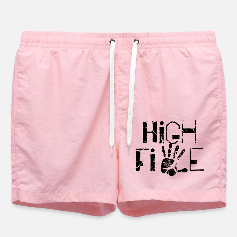 High five - Short de bain - rose