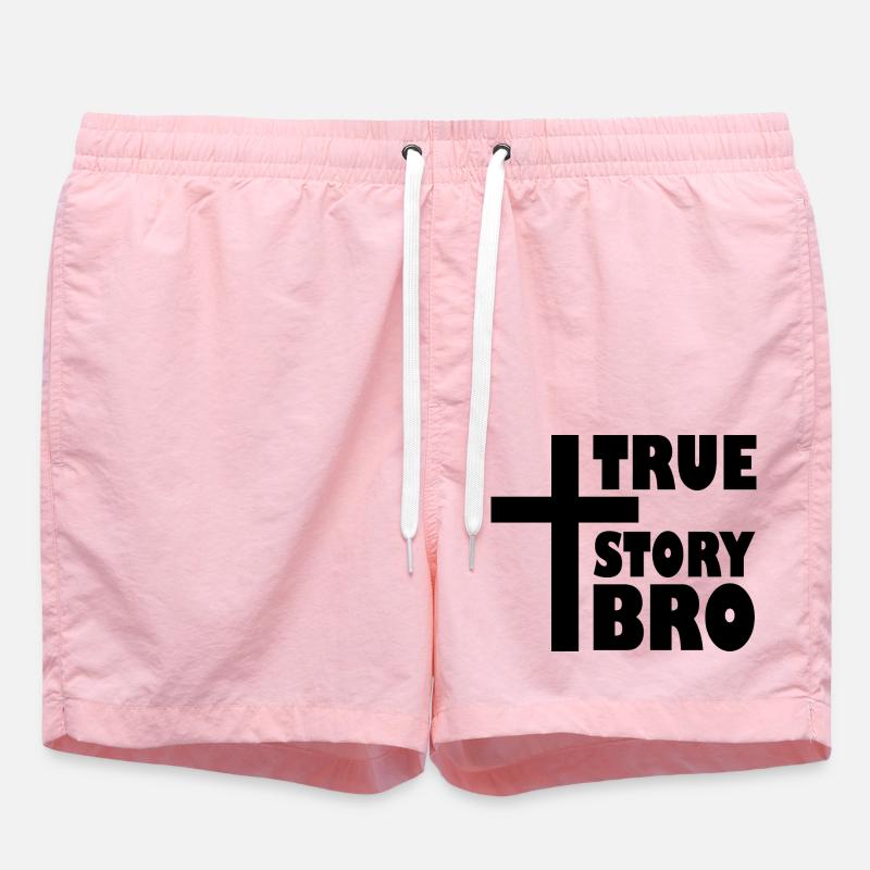 True story bro - Short de bain - rose