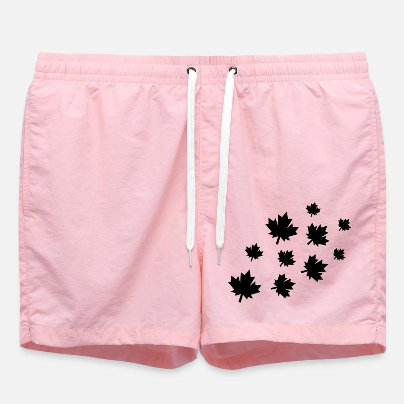 Feuilles d’érable - Short de bain - rose