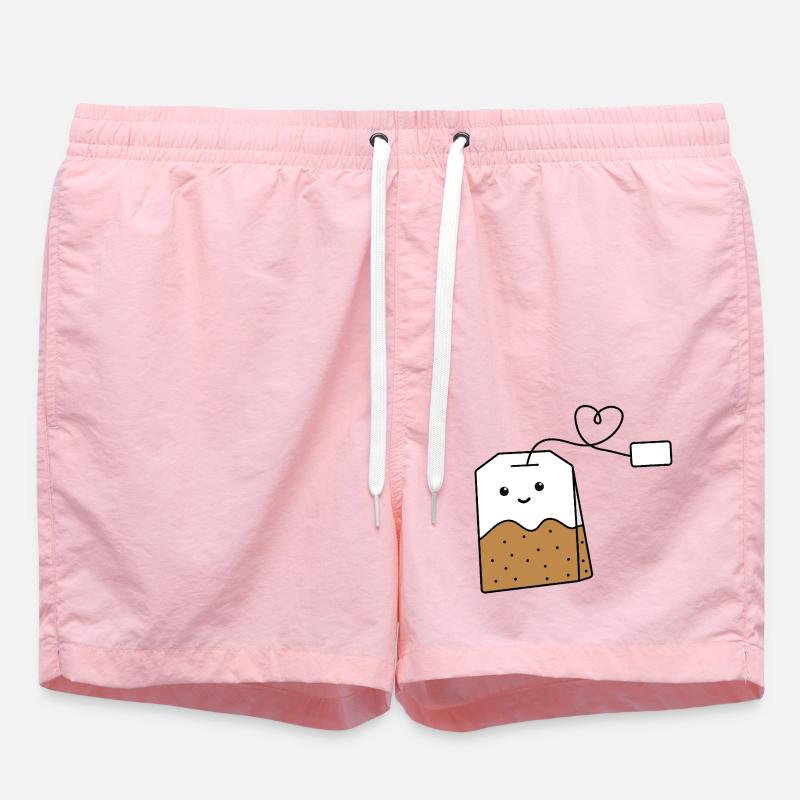 Sachets de thé kawaii - Short de bain - rose