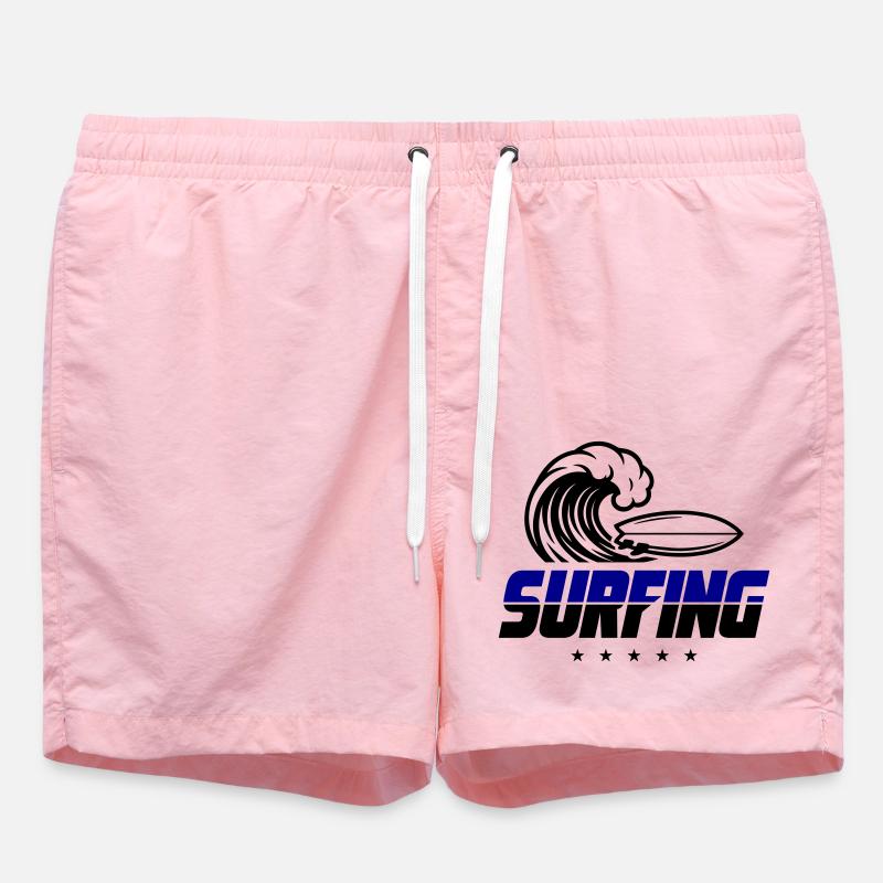 Planche de surf - Short de bain - rose
