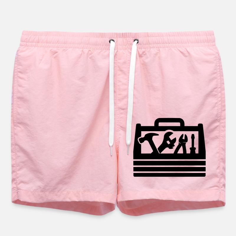Tools Toolbox - Swim Trunks - pink