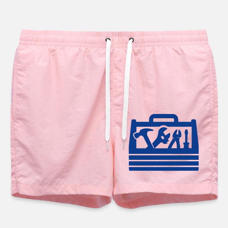 Tools Toolbox - Swim Trunks - pink
