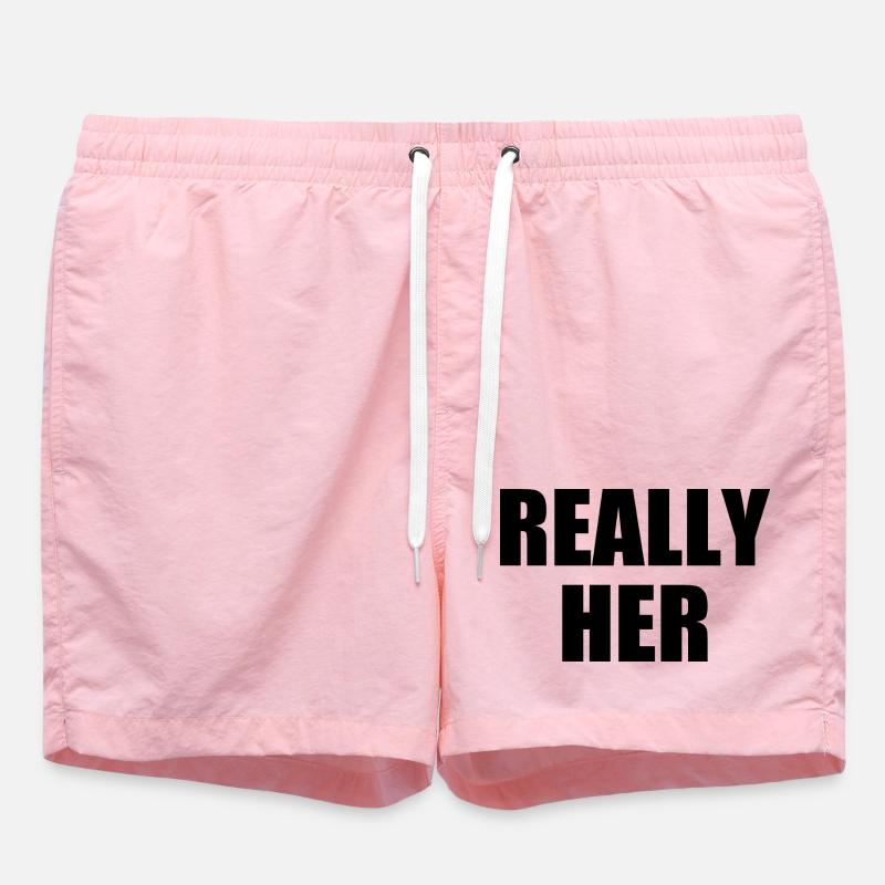 really her - Badeshorts - Pink