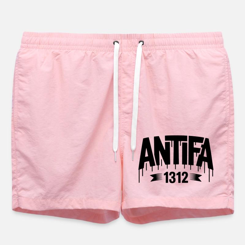 Antifa 1312 - Antifa Tee - Short de bain - rose