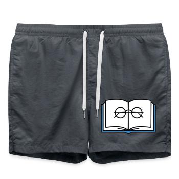Open Book Glasses School - Swim Trunks -  - Front
