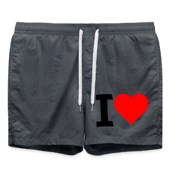 Red Heart - Clear Love Look - Swim Trunks -  - Front