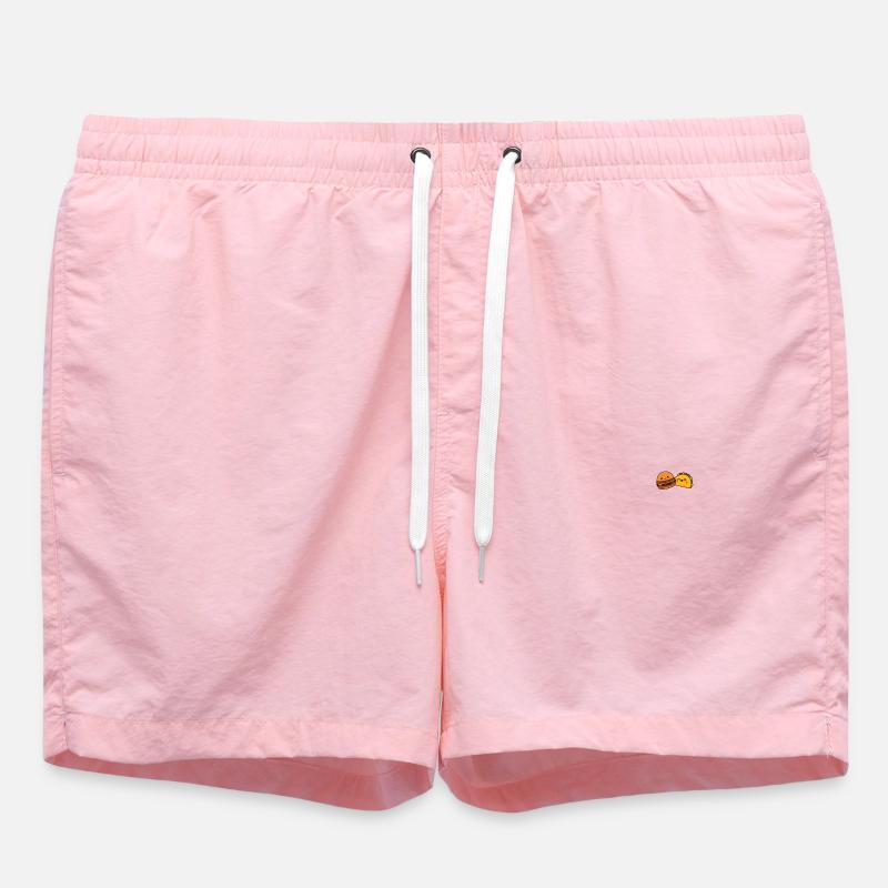 burger et Döner Pocket - Short de bain - rose