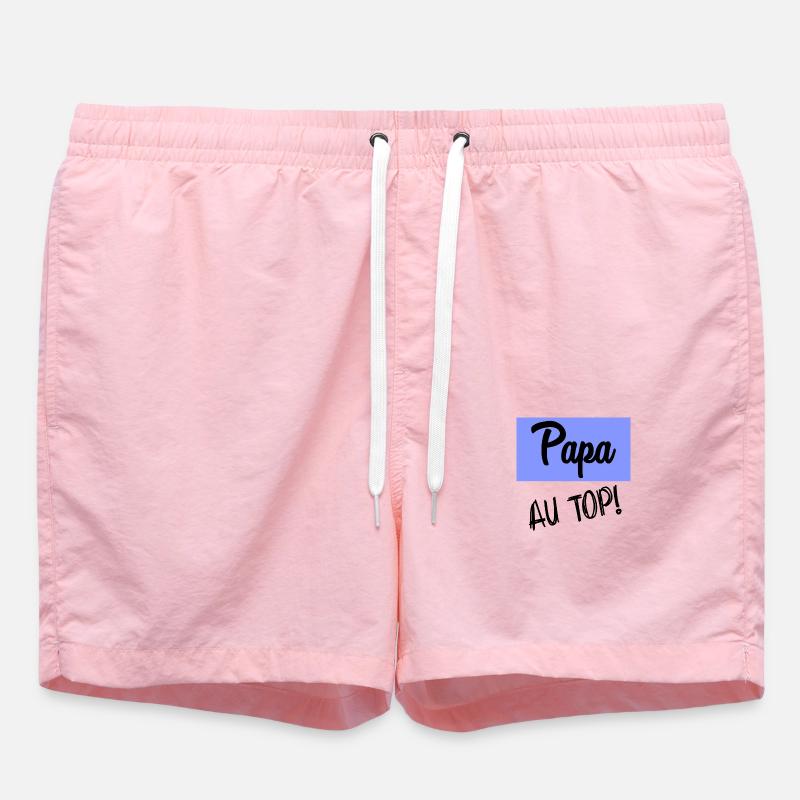 PAPA AU TOP - Short de bain - rose