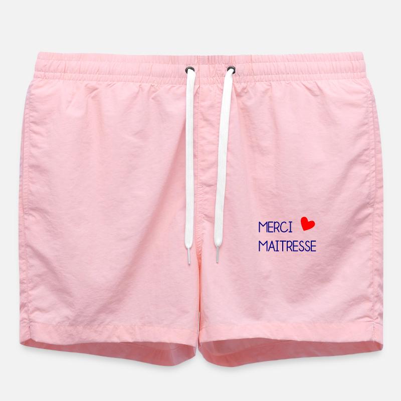 MAÎTRESSE. MERCI. MERCI MAÎTRESSE - Short de bain - rose