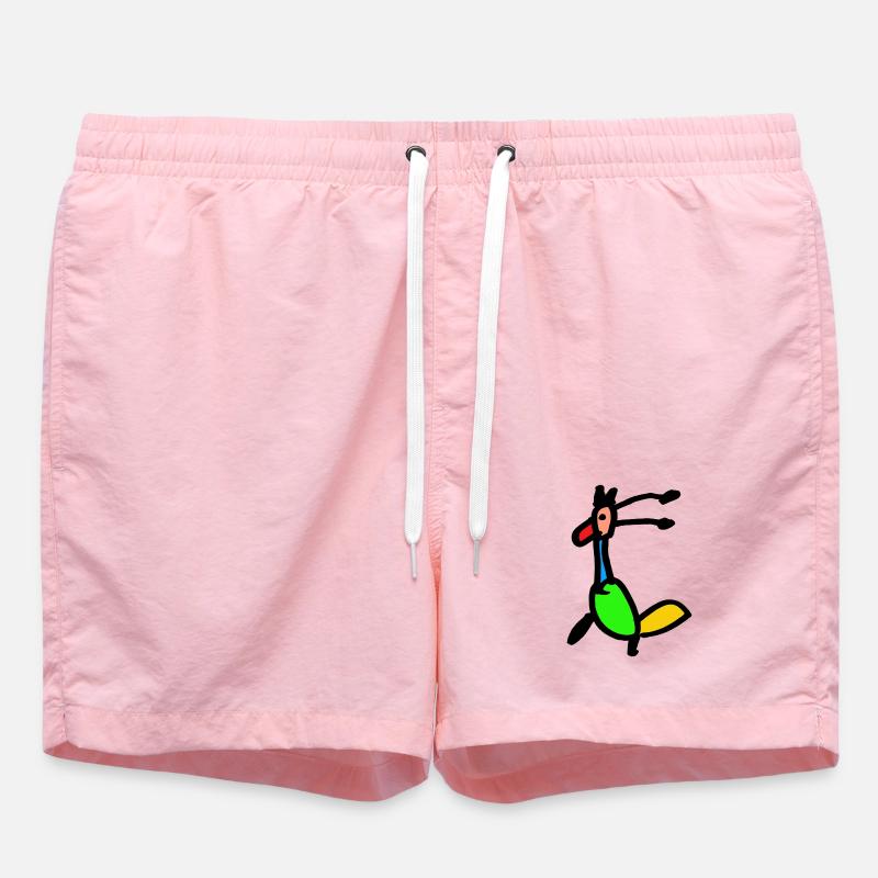 Oiseau de paradis - Short de bain - rose