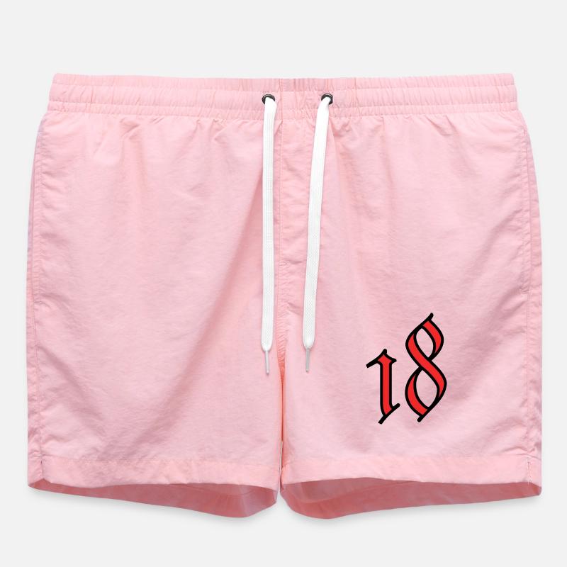 18 - Short de bain - rose