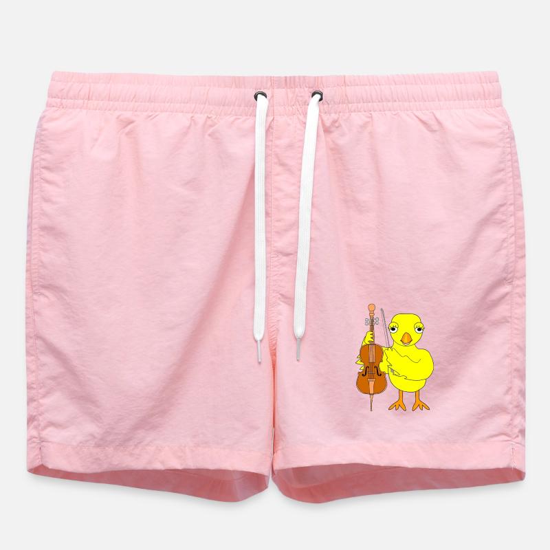 Violoncelle Poussin - Short de bain - rose