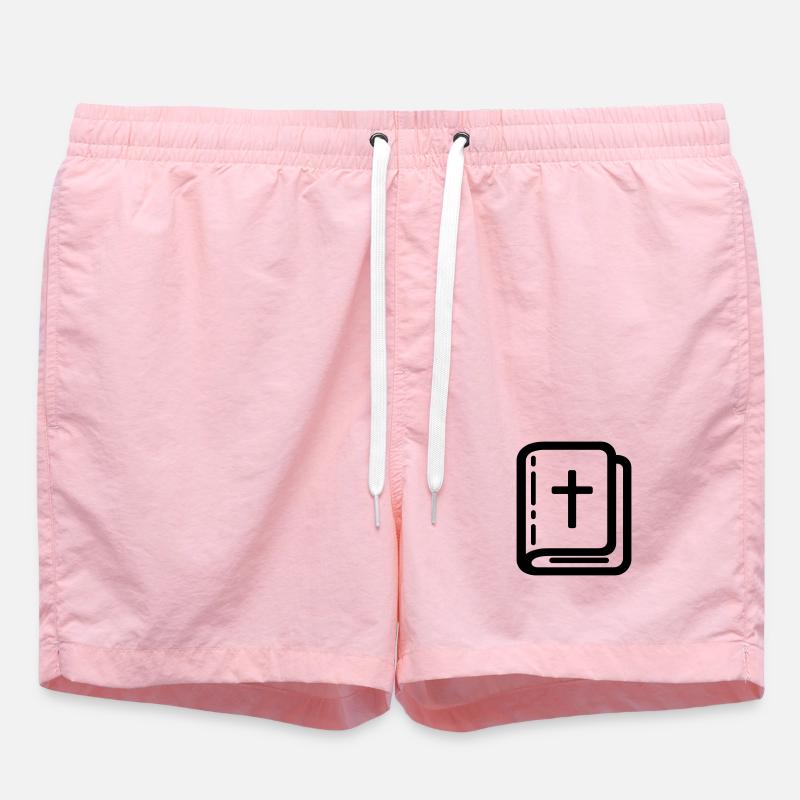 bible - Short de bain - rose