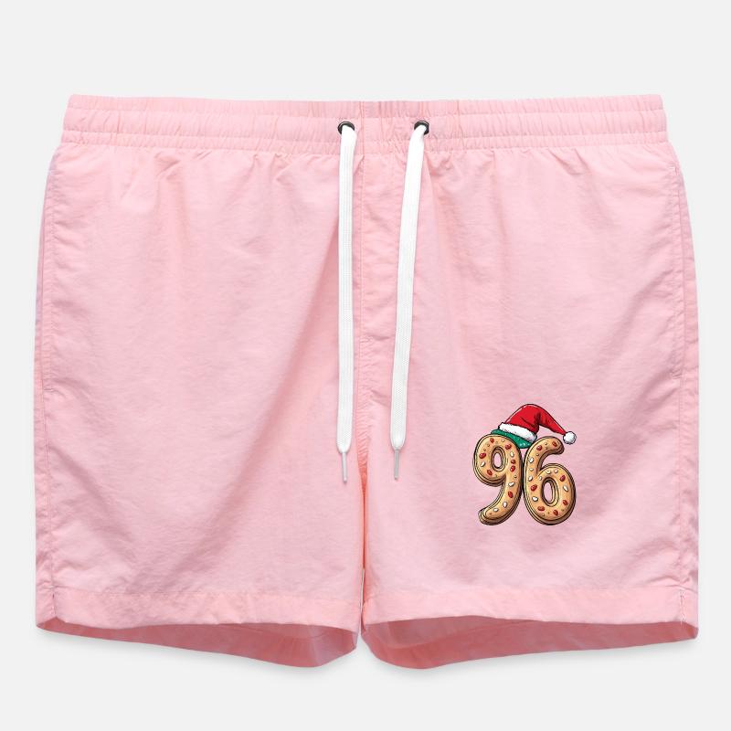 96 Biscuit Noël - Short de bain - rose
