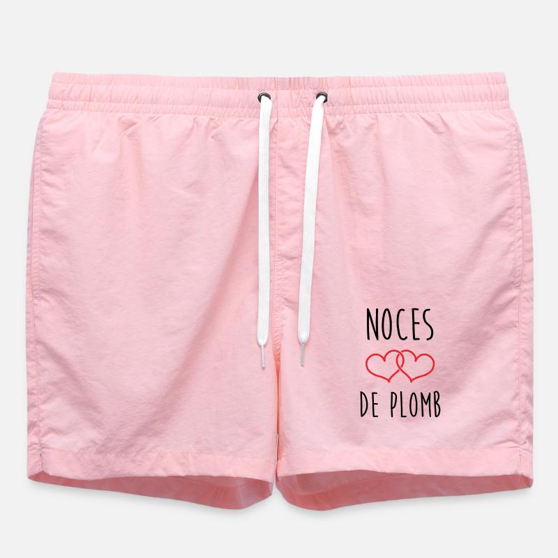 Lead Wedding 14 Jahre Ehe - Badeshorts - Pink