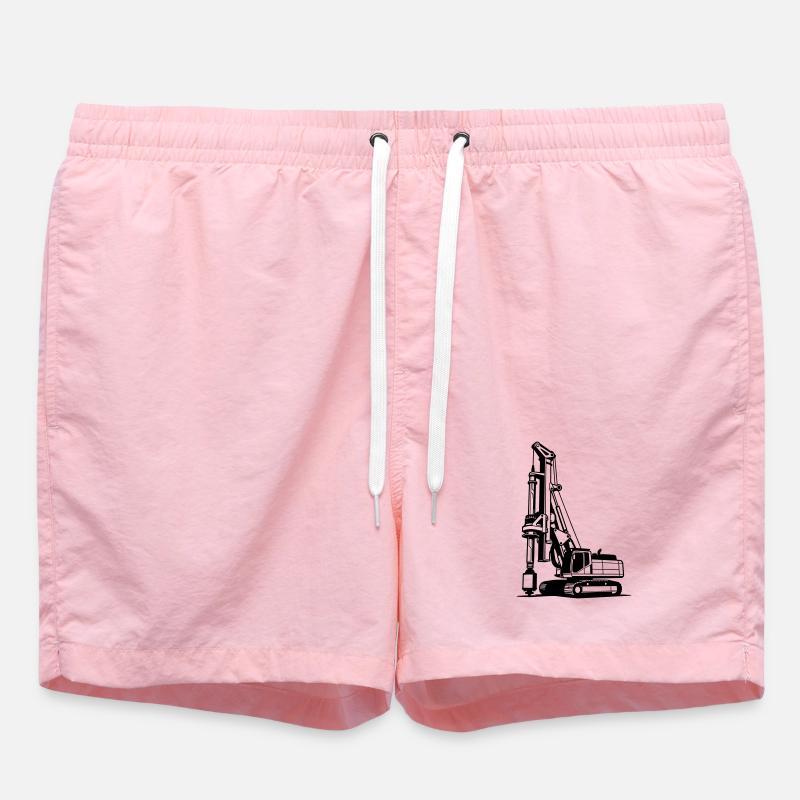 Enrouleur de pieux - Short de bain - rose