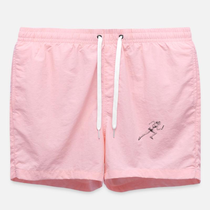 Runner - Short de bain - rose