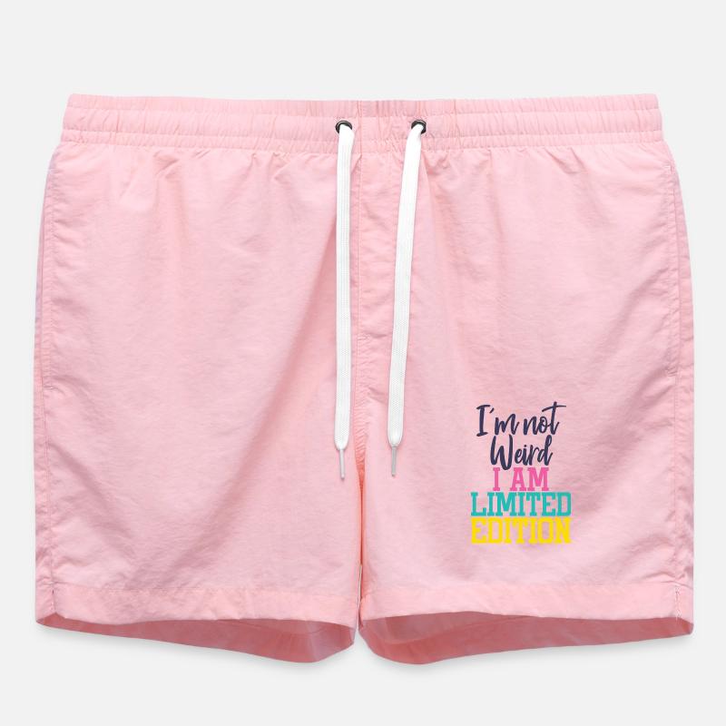 Je ne suis pas bizarre, je suis en édition limitée - Short de bain - rose