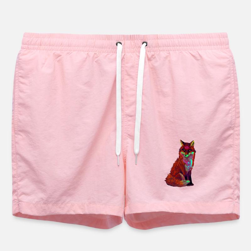 renard rouge - Short de bain - rose
