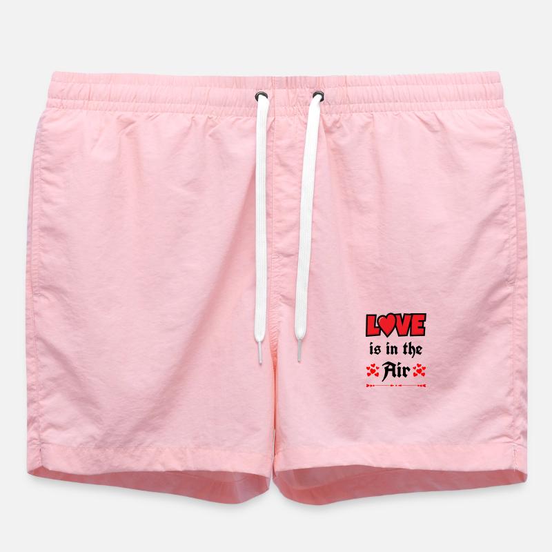 Saint-Valentin, Saint-Valentin, Saint-Valentin - Short de bain - rose