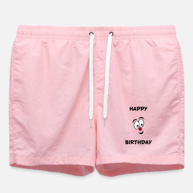 HUMOUR. CITATION. MESSAGE. RETRAITE. ANNIVERSAIRE. - Short de bain - rose