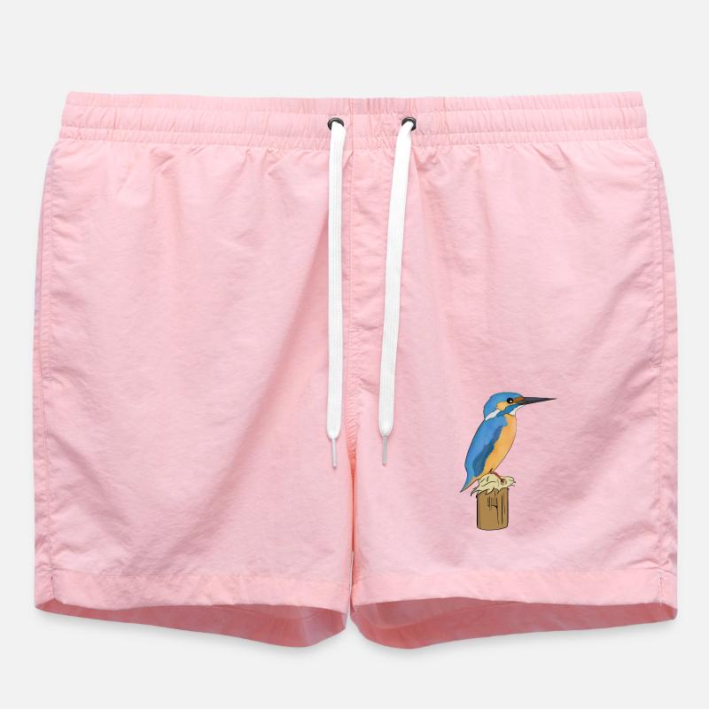 Eisvogel Vogel - Badeshorts - Pink