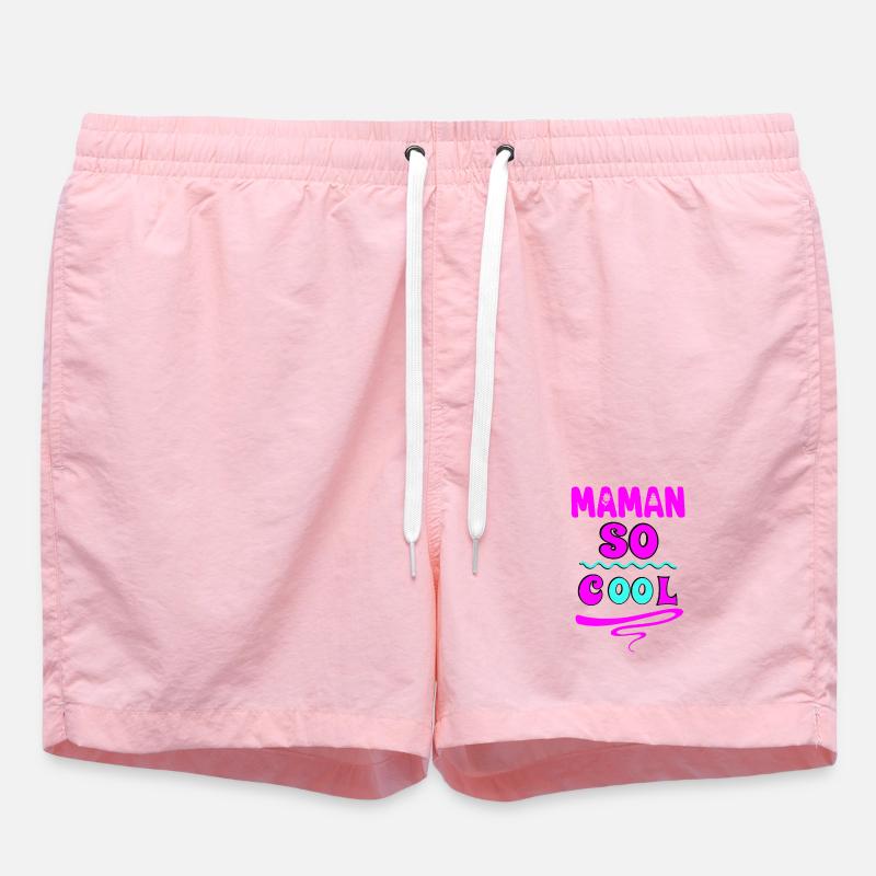 Maman so cool - Short de bain - rose