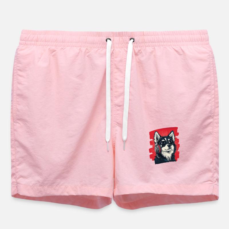 Pomsky - Short de bain - rose